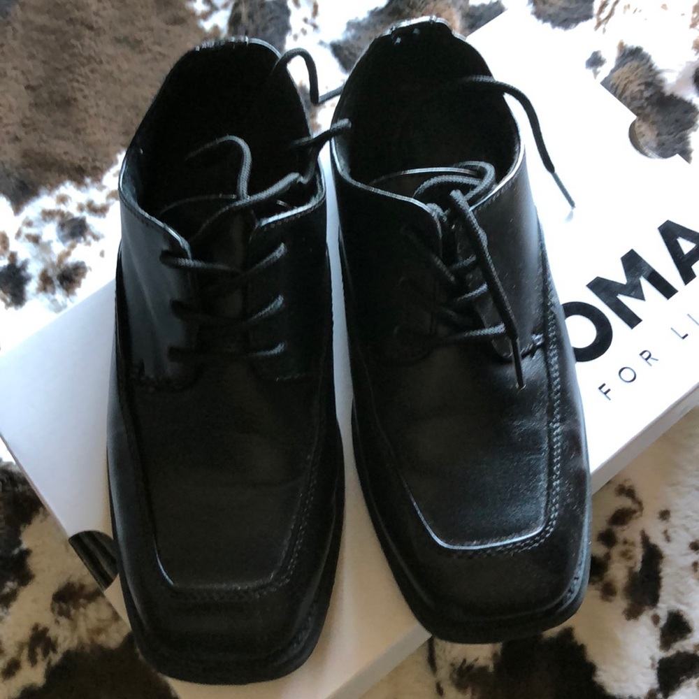 Black dress shoes kids